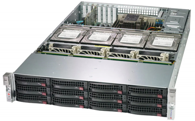 Supermicro SuperStorage 2U Server 620P-ACR16H noCPU(2)3rd Gen Xeon Scalable/TDP 120-270W/ no DIMM(16)/ 3916controller HDD(16)LFF + opt. 2SFF/ 1xM.2/ 2x10Gbe/ 5xLP/ 2x1600W