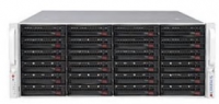 Supermicro SuperStorage 4U Server 6049P-E1CR24L noCPU(2)2nd Gen Xeon Scalable/TDP 70-205W/ no DIMM(16)/ 3008controller HDD(24)LFF + opt. 2SFF/ 2x10Gbe/ 7xFH/ 2x1200W