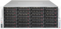Supermicro SuperStorage 4U Server 6049P-E1CR36H noCPU(2)2nd Gen Xeon Scalable/TDP 70-205W/ no DIMM(16)/ 3108RAID HDD(36)LFF + opt. 2SFF/ 2x10Gbe/ 7xLP/ 2x1200W