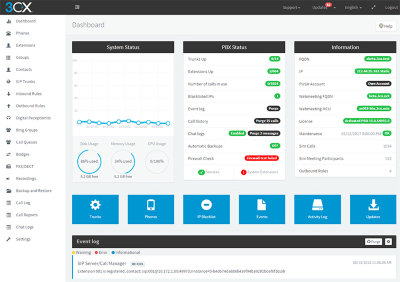 IP телефония на базе АТС 3CX