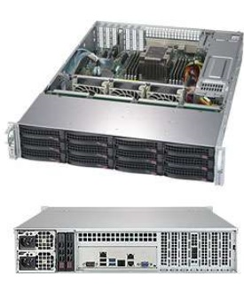 Supermicro SuperStorage 2U Server 5029P-E1CTR12L noCPU(1)2nd Gen Xeon Scalable/TDP 70-205W/ no DIMM(8)/ 3008controller HDD(12)LFF + opt. 2SFF/ 2x10Gbe/ 4xLP/ 2x800W