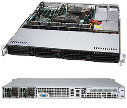 Supermicro SuperServer 1U 6019P-MTR noCPU(2)2nd Gen Xeon Scalable/TDP 70-140W/ no DIMM(8)/ SATARAID HDD(4)LFF/ 2xGbE/1xFH, M2/ 2x800W