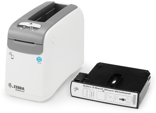 Принтер этикеток Zebra ZD510 Wristband DT, 300 dpi, EU and UK Cords, USB, USB Host, Ethernet, BTLE