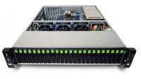 Rikor 2U Server RP6224 noCPU(2)2nd GenScalable HS EATX(3+3)/TDP 205W/ no DIMM(16)/HDD(26)SFF/4x1Gbe/6xHHHL/ 1xM.2 NVMe4, 1xM.2 SATA/2x800W/