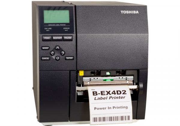 Промышленный принтер этикеток Toshiba B-EX4D2-GS12-QM-R Принтер печати этикеток B-EX4D2 (203 dpi)