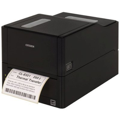Принтер этикеток Citizen TT CL-E321, 203 dpi, LAN, USB, Serial, Black