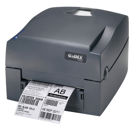 Принтер этикеток Godex TT G530UES, 300 dpi, 4 ips, 1"core, USB+RS232+Ethernet P/N 011-G53EM2-004 / 011-G53E02-004