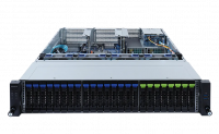 Gigabyte Server Platform R282-N81 2U CPU(2)3rd Gen Xeon/DIMM(32)/16x2,5''SATA /SAS/8x2,5''SATA/SAS/NVMe/2x2.5" SATA/SAS rear/2x1GbE/6xFHHL,2xLP/2x1600W/Rails  6NR282N81MR