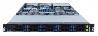 Gigabyte Server Platform R182-N20 1U CPU(2)3rd Gen Xeon/DIMM(32)/8x2,5''SATA/SAS/2x2,5''SATA/SAS/NVMe/2x1GbE/2xFHHL/2x1300W/Rails   6NR182N20MR