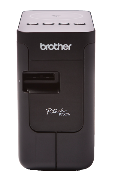 Принтер этикеток Brother PT-P750, ленты TZE/HSE до 24 мм, кол-во строк любое, 30 мм/сек, автонож с полуобрезом, USB/WiFi/NFC, печать ШК