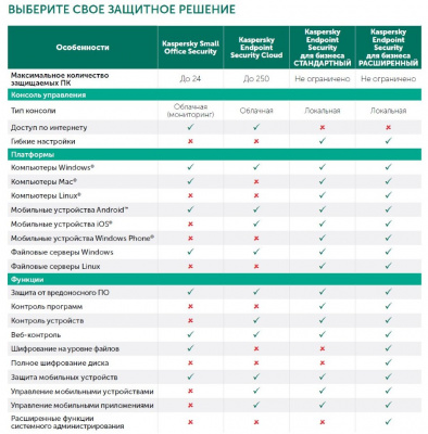 Kaspersky Endpoint Security для бизнеса – Расширенный (лицензия)