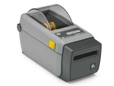 Принтер этикеток Zebra DT Printer ZD410; 2", 203 dpi, EU and UK Cords, USB, USB Host, BTLE, Ethernet Module, EZPL