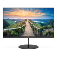 23,8" AOC Q24V4EA 2560x1440 75Hz IPS LED 16:9 4ms HDMI DP 20M:1 1000:1 178/178 250cd Tilt Speakers Black